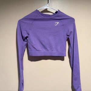 Gymshark Purple Crop Top